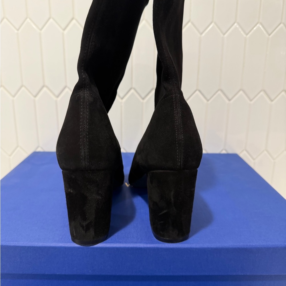 STUART WEITZMAN Landry 75 ankle boot in black - Picture 10 of 11